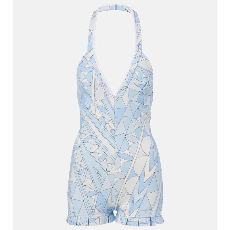 Pucci Manuba halterneck jersey romper