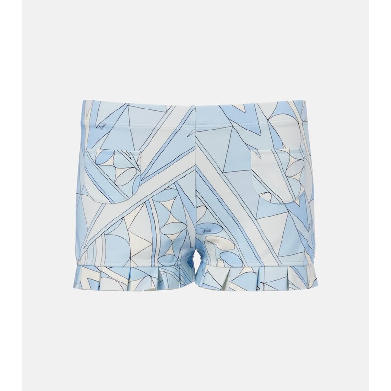 Pucci Manuba ruffled jersey shorts