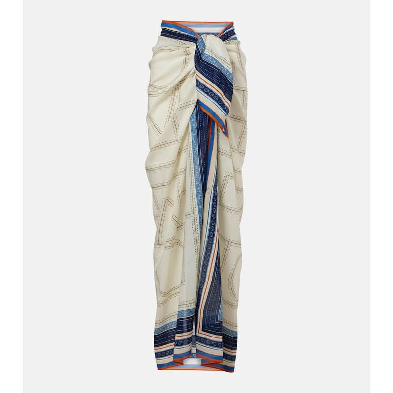 Toteme Collector printed beach cover-up