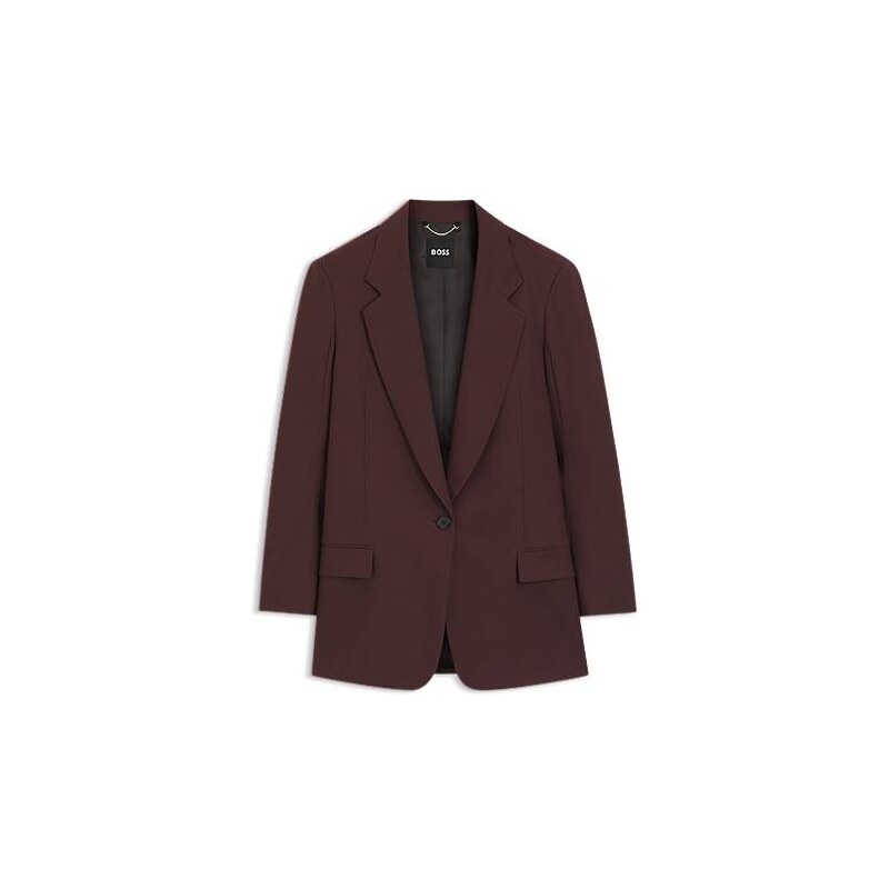 BOSS Relaxed-fit blazer in a virgin-wool blend 114726527