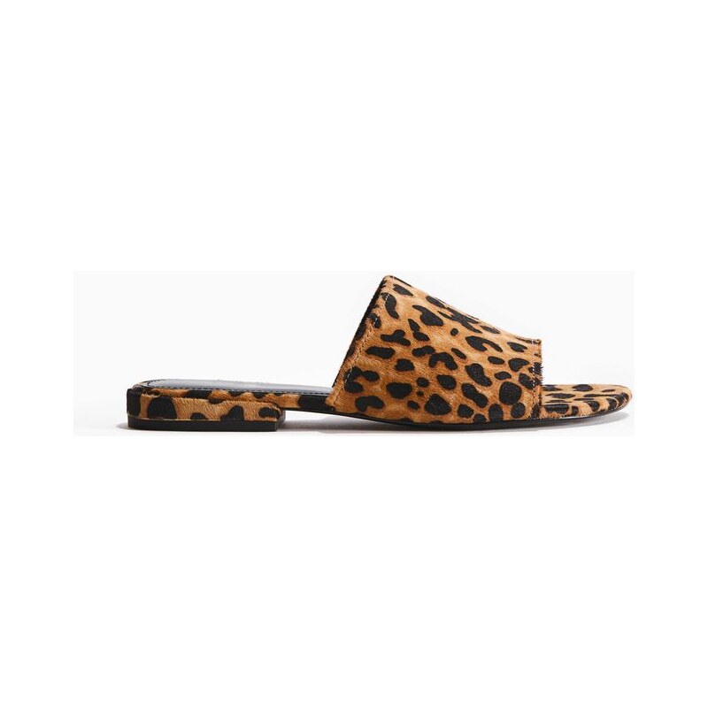 H&M - Kožené sandály - černá 114727739