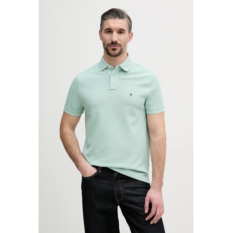 Tommy Hilfiger polo pánské bavlněné s elastanem