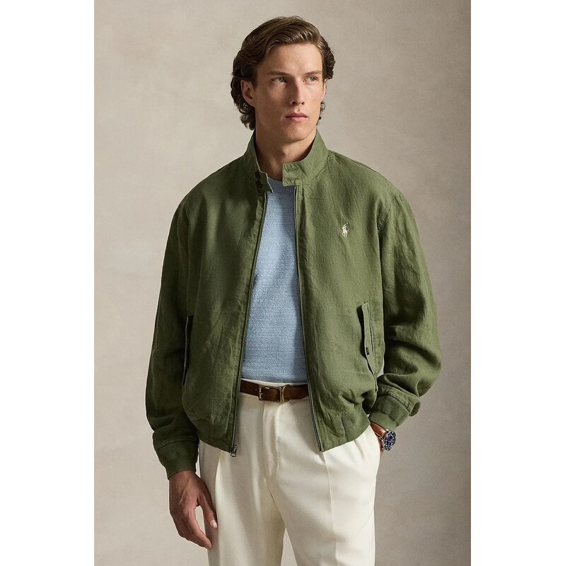 Polo Ralph Lauren krátká bunda pánská lněná