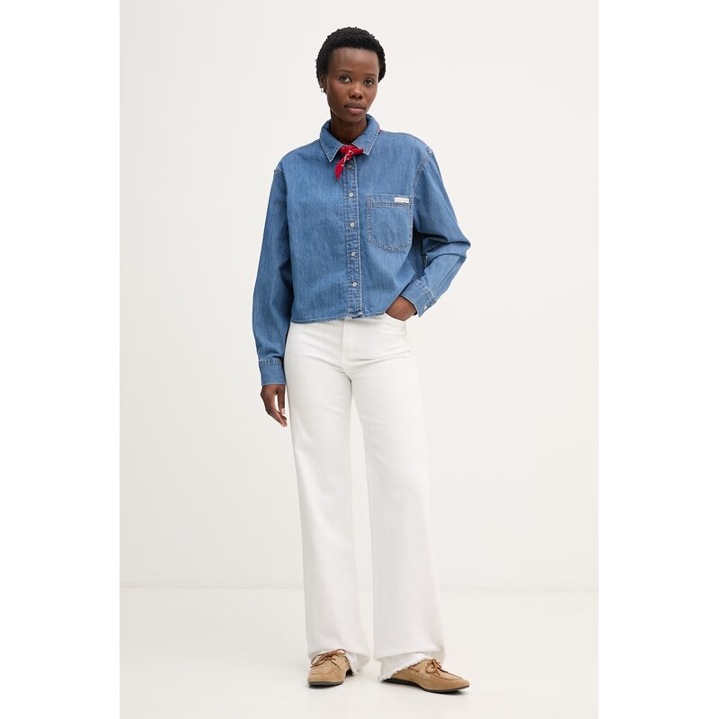 Calvin Klein Jeans košile dámská džínová
