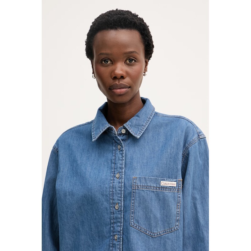 Calvin Klein Jeans košile dámská džínová