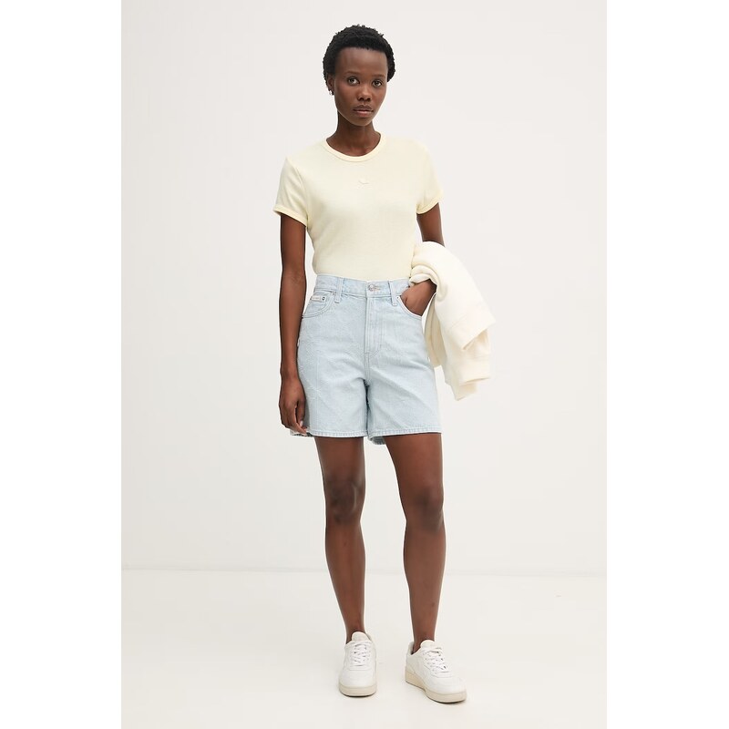 Calvin Klein Jeans šortky dámské džínové
