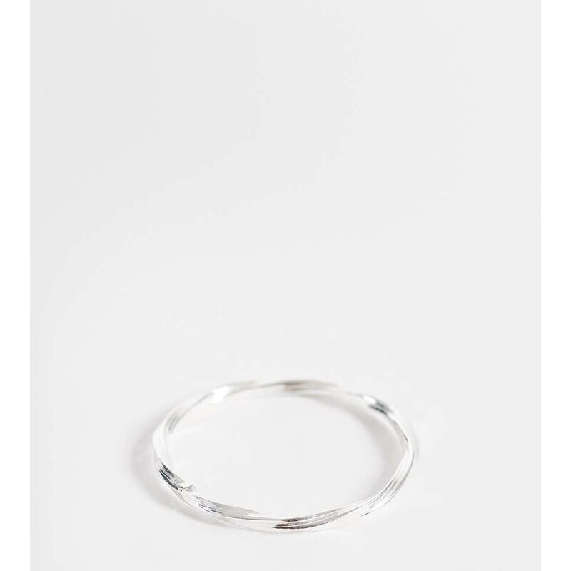 Kingsley Ryan twist band ring in sterling silver 114935176