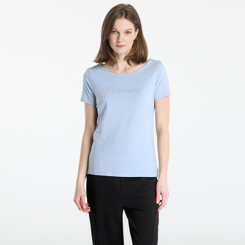 Tričko EA7 Emporio Armani Train Logo T-Shirt Zen Blue L 114730455