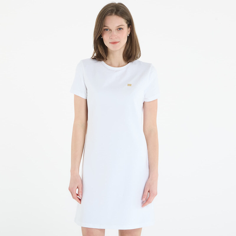Šaty EA7 Emporio Armani Train Core Dress White M 114730486