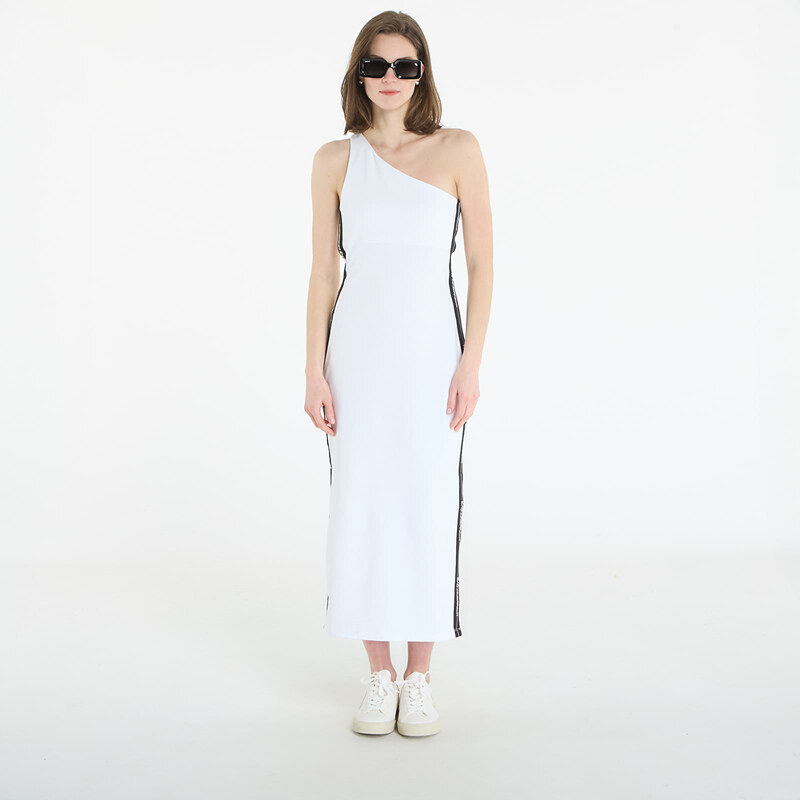Šaty EA7 Emporio Armani Logo Series Dress White S