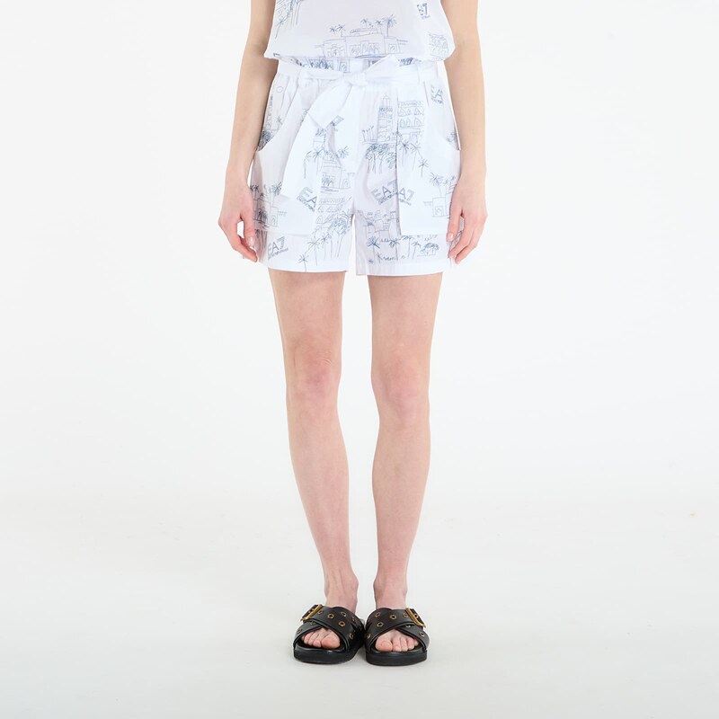 Šortky EA7 Emporio Armani Train Costa Shorts Fancy White Embro L 114730463