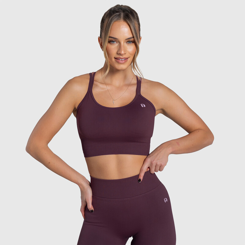 Dámská sportovní podprsenka Iron Aesthetics Ultimate, plum