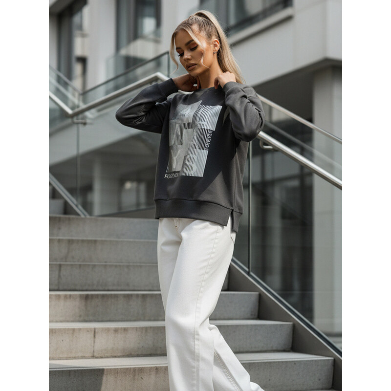 Dámská mikina graphite Dstreet model 21975409 - FashionStreet
