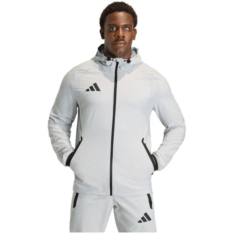 Pánská větrovka adidas Tiro 26 Travel Jacket light grey KD3336