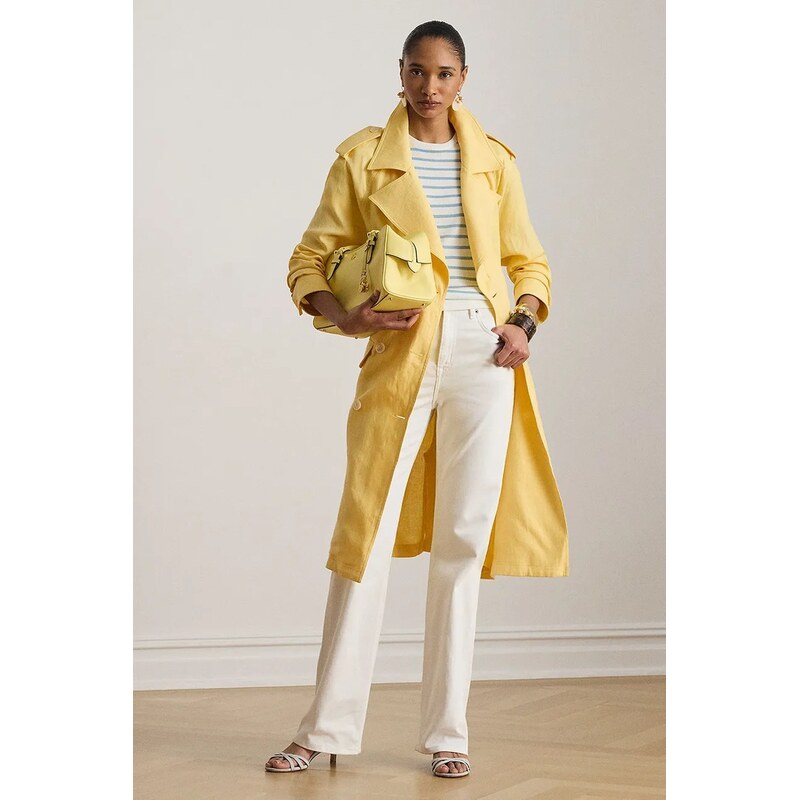 Lauren Ralph Lauren trenčkot dámský lněný