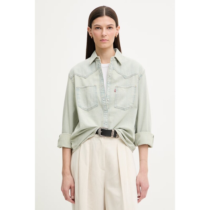 Levi's košile dámská džínová TEODORA WESTERN
