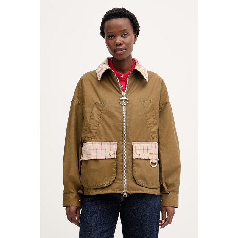 Barbour krátká bunda dámská bavlněná Launton