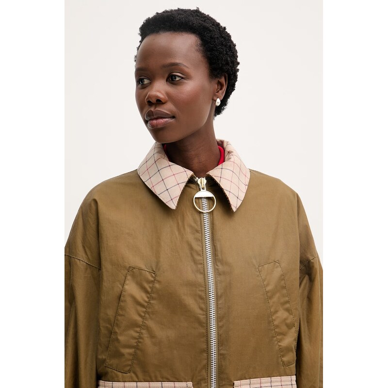 Barbour krátká bunda dámská bavlněná Launton