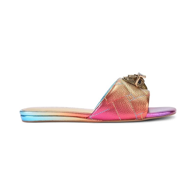 Kurt Geiger London pantofle na plochém podpatku dámské kožené