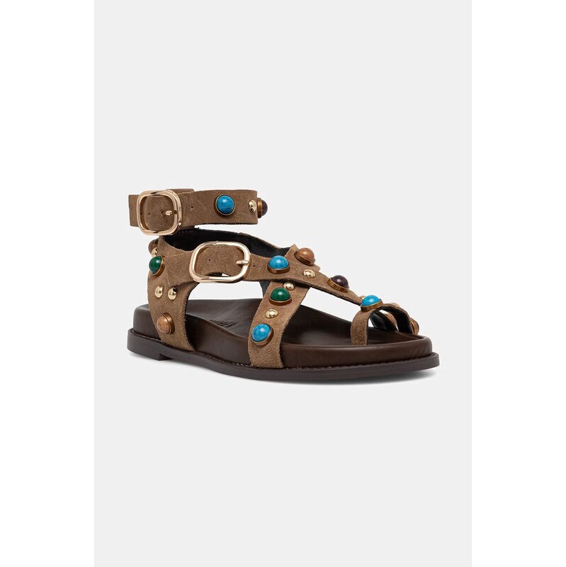 Steve Madden sandály dámské semišové Linear 114861391