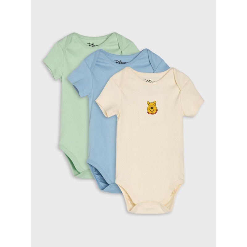 Sinsay - Bavlněné body s výšivkou 3 pack Disney - indigo