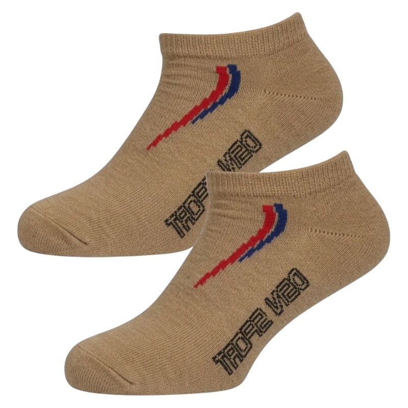 Design Socks 146-152--Chlapecké kotníčkové ponožky- hnědá barva 61136636