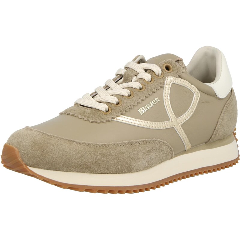 Blauer.USA Tenisky béžová / khaki / bílá