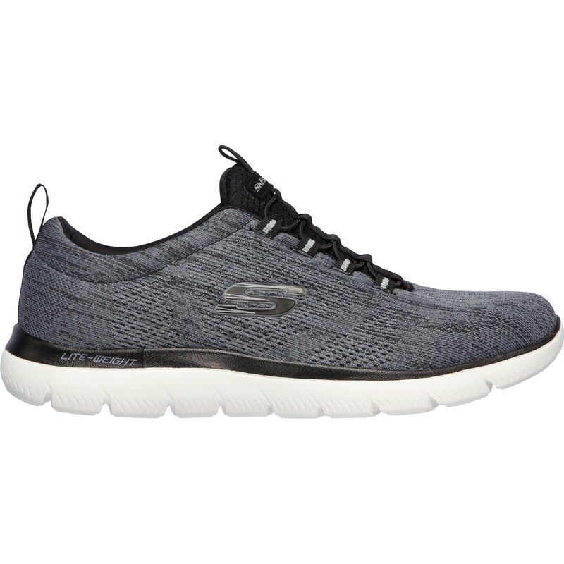 Skechers Muži Summits - Louvin Shoes v Černá/Bílý, Velikost 42