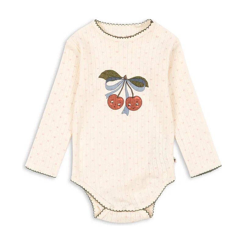 Bavlněné kojenecké body Konges Sløjd MINNIE BODY GOTS 112773807