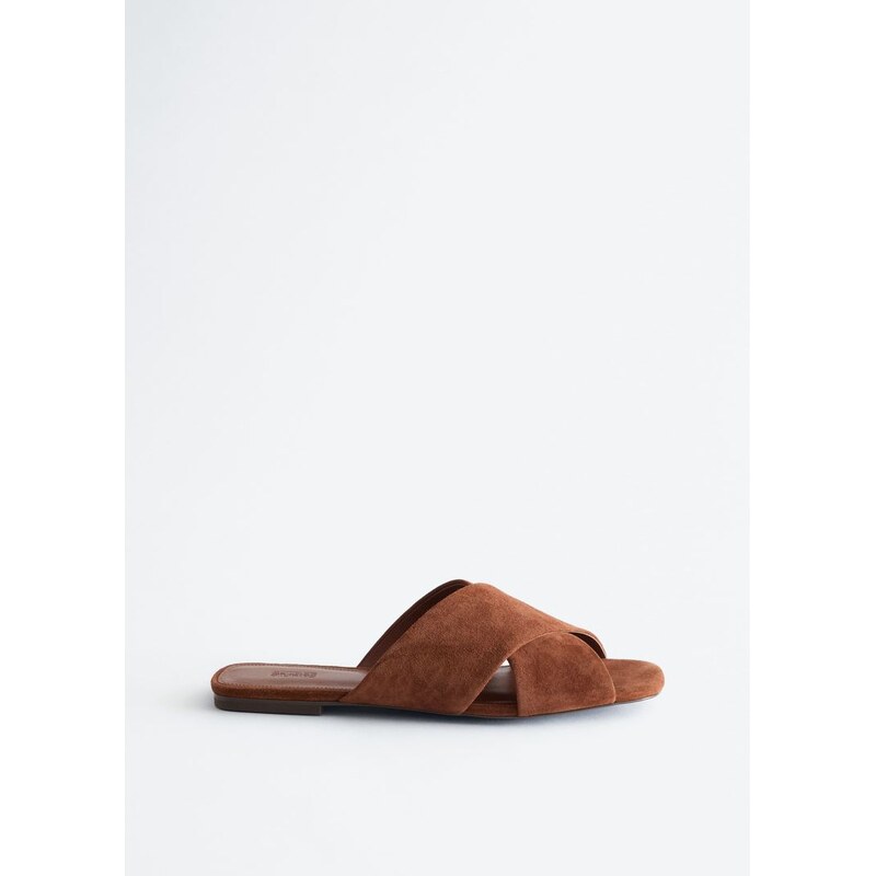 H&M - Křížové Sandály - béžová 114569923