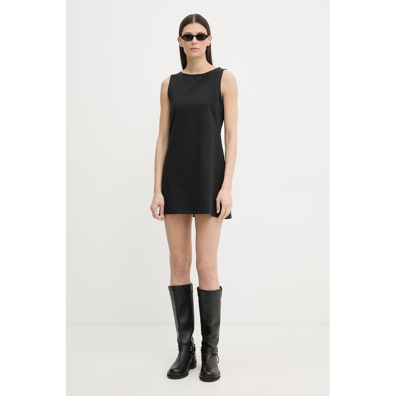 Levi's malé černé šaty bavlněné s elastanem KNIT (T3 OVERDEV)