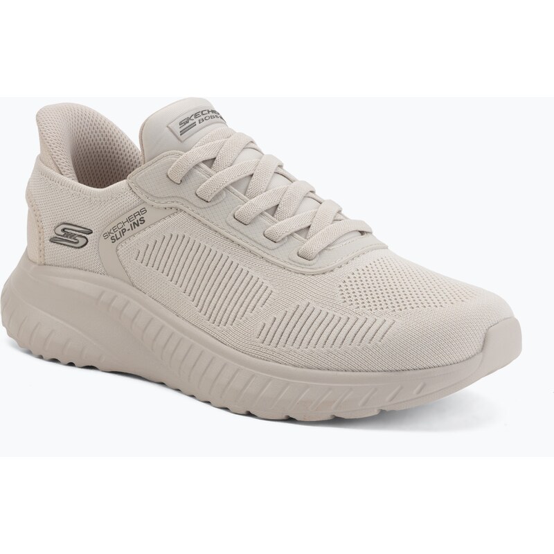 Pánské boty SKECHERS Bobs Squad Chaos Solid Step white