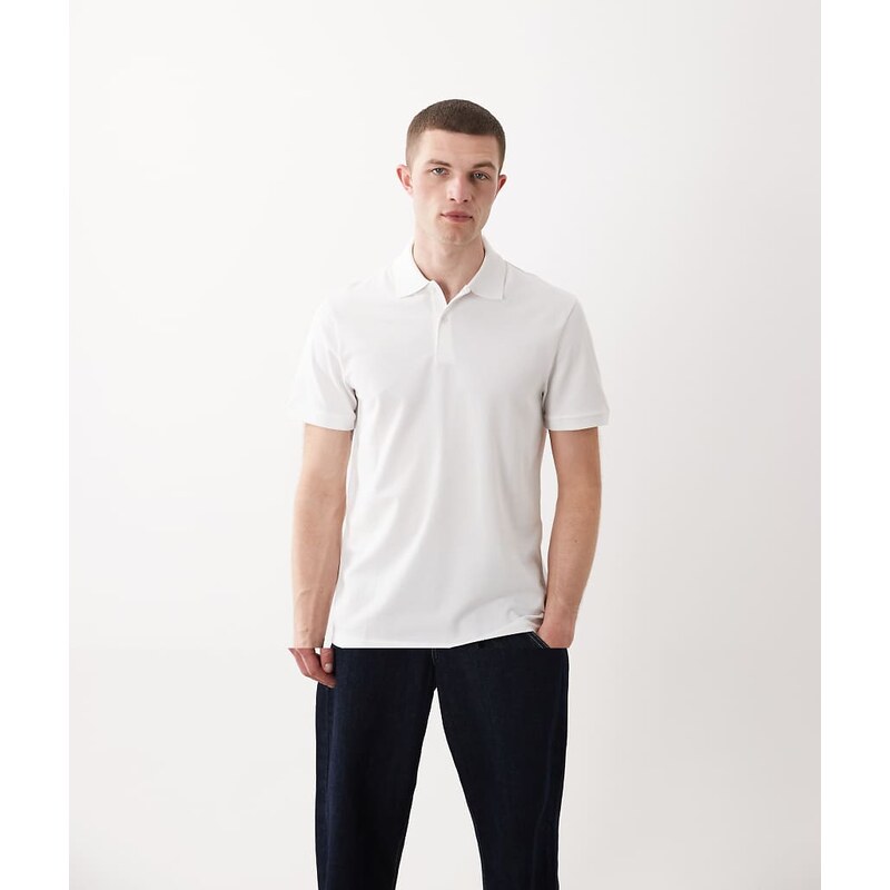 ASOS DESIGN Essentials 2 pack regular fit polos in navy and