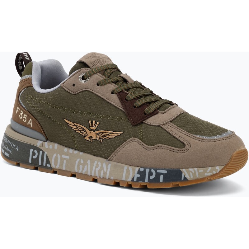 Pánské boty Aeronautica Militare SC0276UCT04327 sage