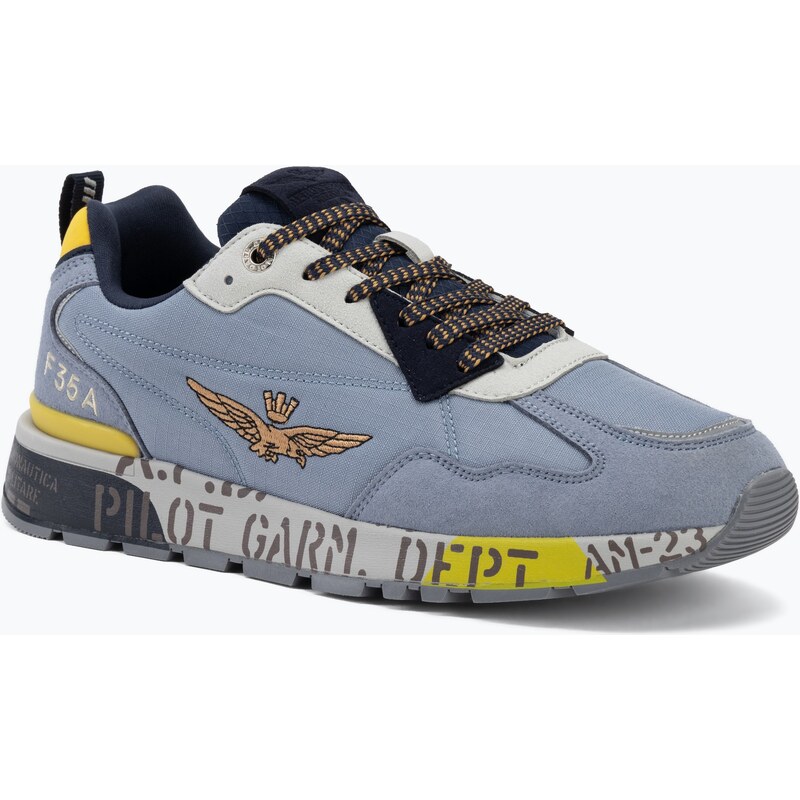 Pánské boty Aeronautica Militare SC0276UCT04327 azzurro