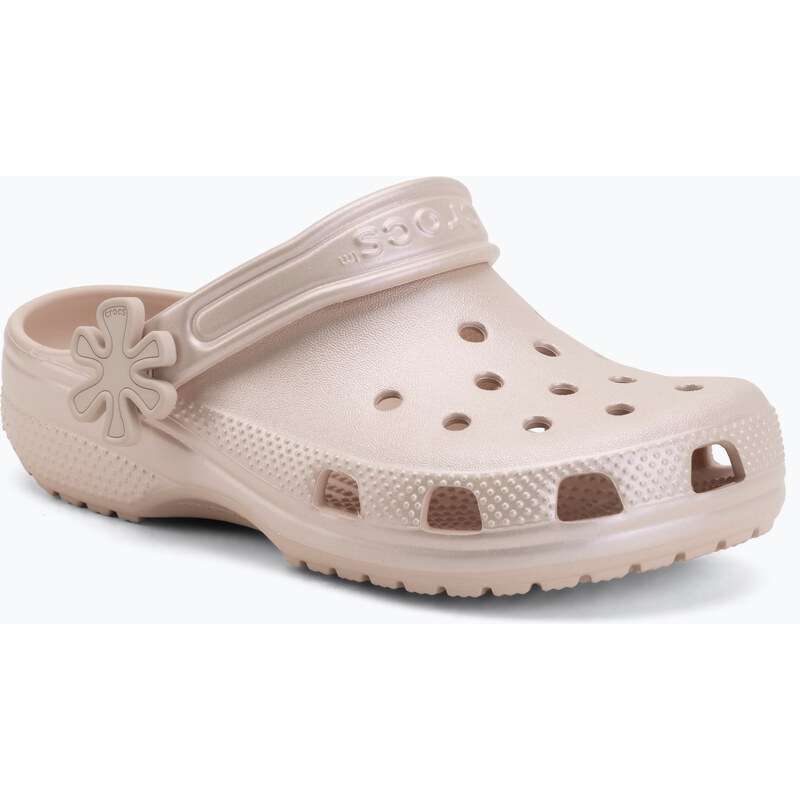 Dětské nazouváky Crocs Classic Pearl Shine quartz