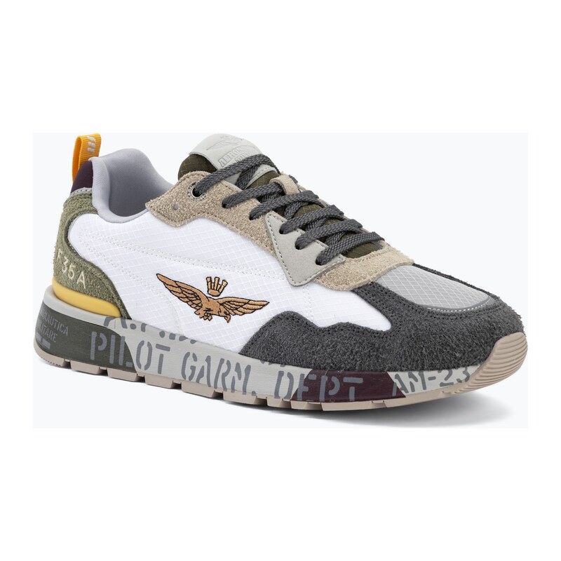 Pánské boty Aeronautica Militare SC0276UCT03546 off white/green
