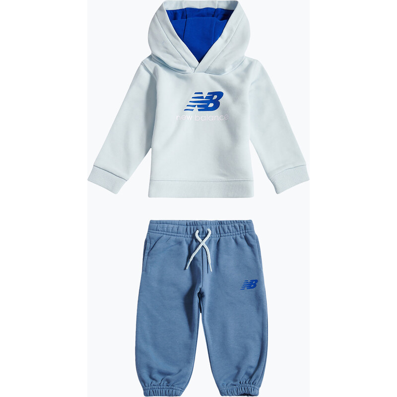 Dětská tepláková souprava New Balance FT Hoodie & Jogger frosted