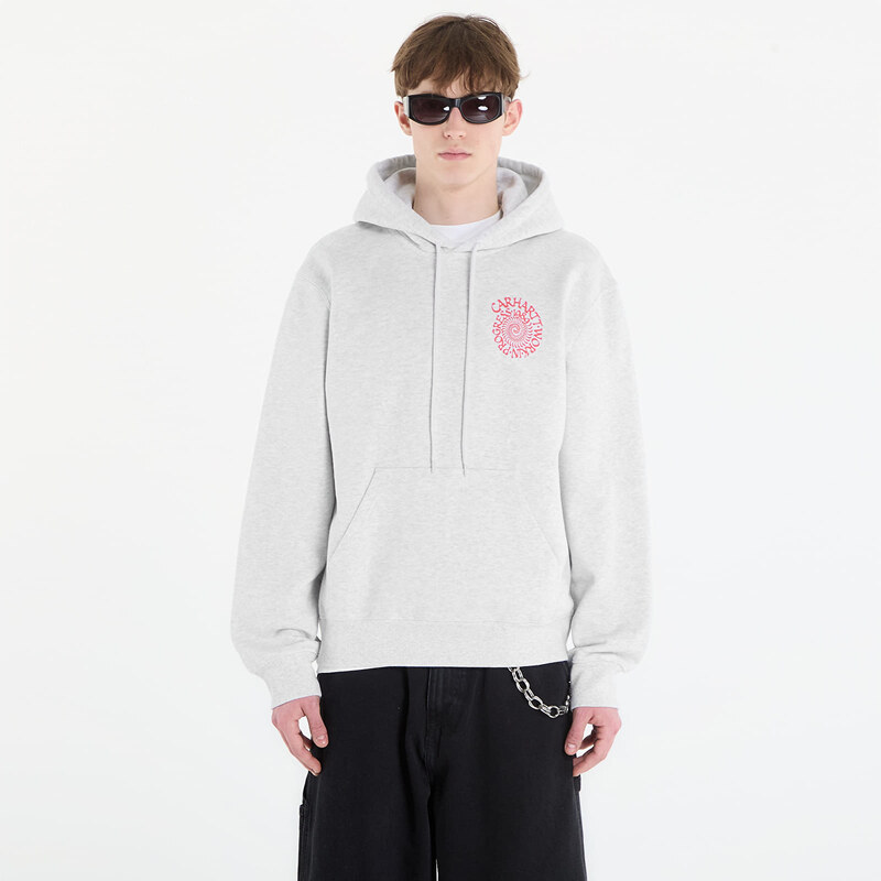 Mikina Carhartt WIP Hooded Spiral Sweat UNISEX Ash Heather XS