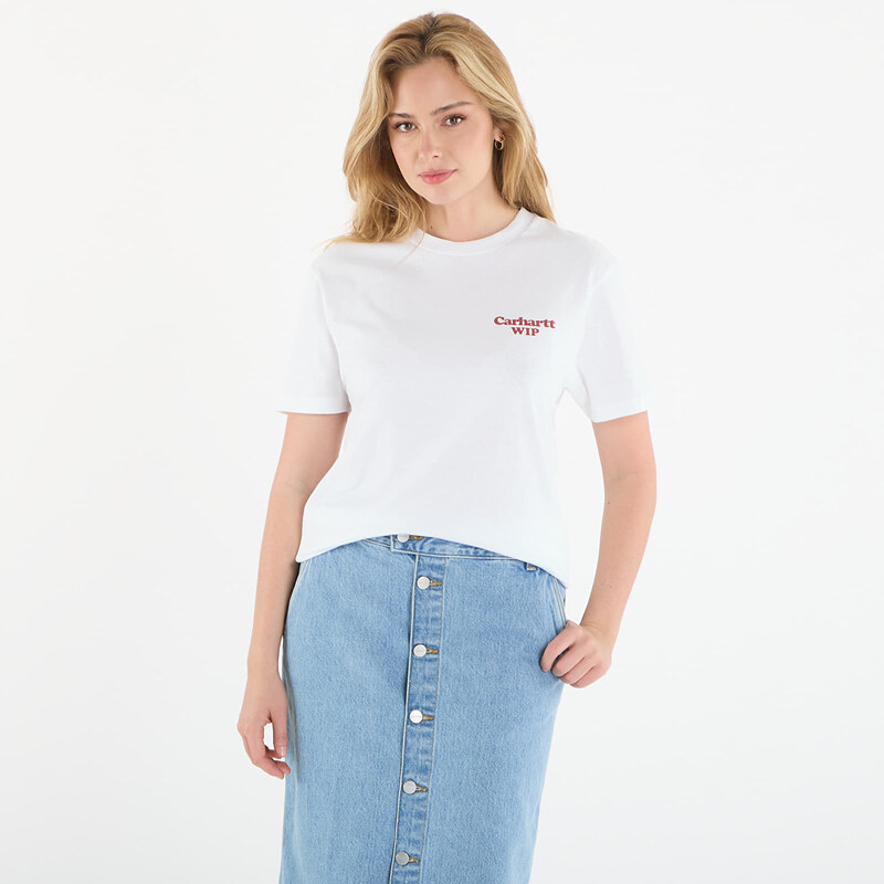 Tričko Carhartt WIP W S/S Spoiled T-Shirt White S