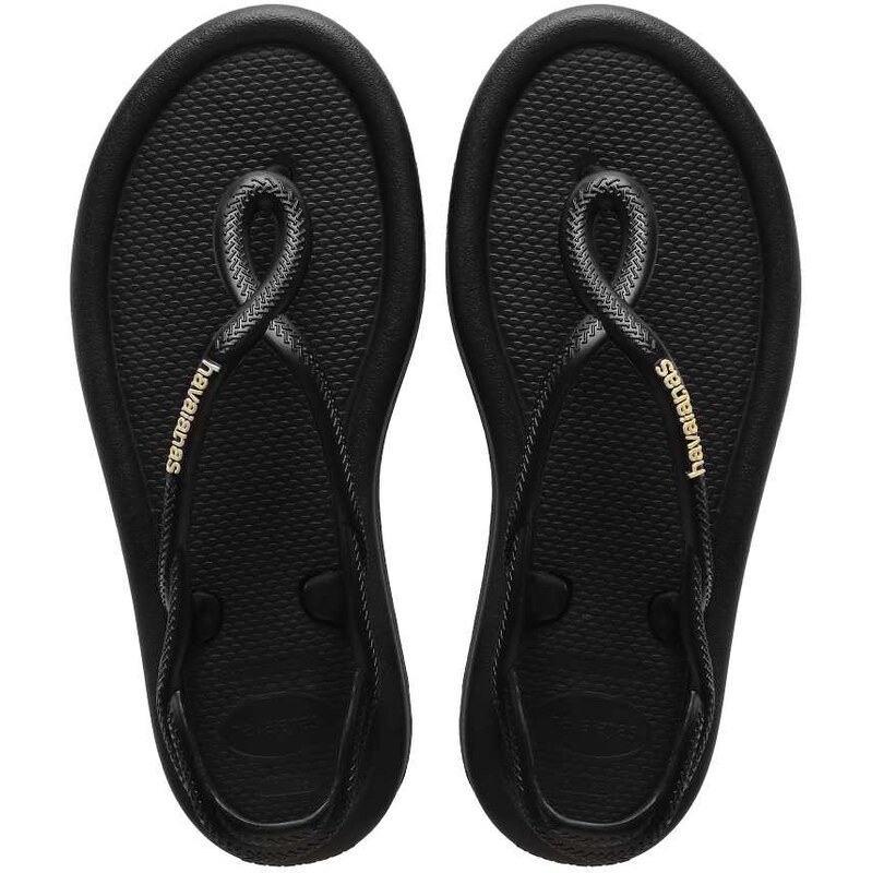 Havaianas toe post flip flops in black 114853780