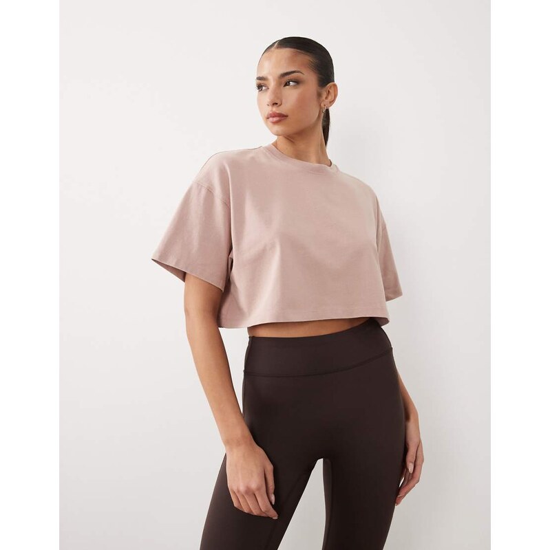 4505 Icon heavyweight cotton cropped t-shirt with quick dry