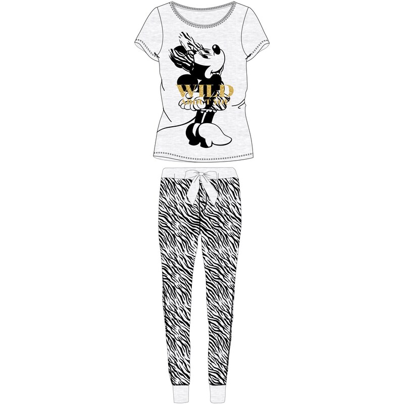 E plus M Dámské pyžamo Minnie Mouse - Wild about you