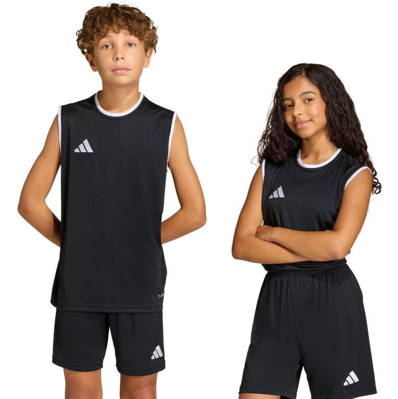 Adidas Entrada 26 dětský dres bez rukávů černý KB3933