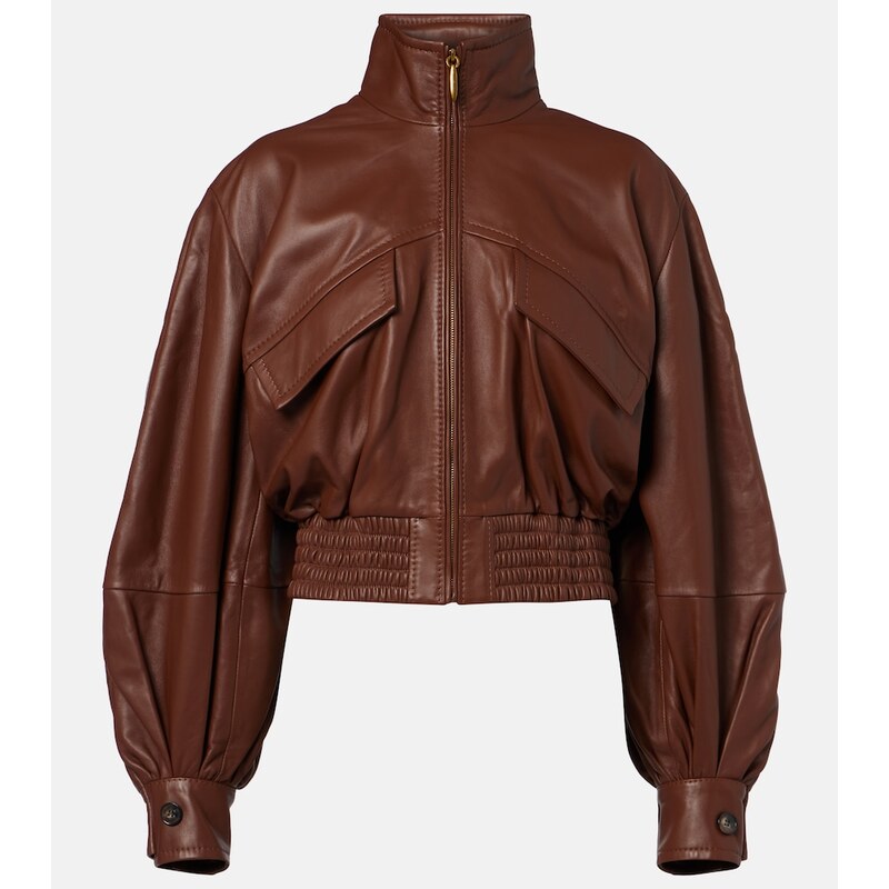 Zimmermann Luna leather bomber jacket
