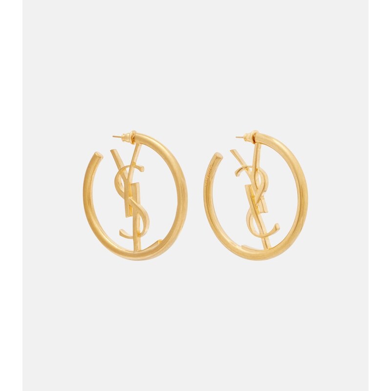 Saint Laurent Cassandre hoop earrings