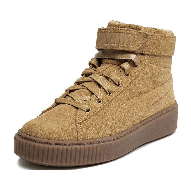 Puma - Womens Shoes - Suede Platform Mid Jr 366018-03