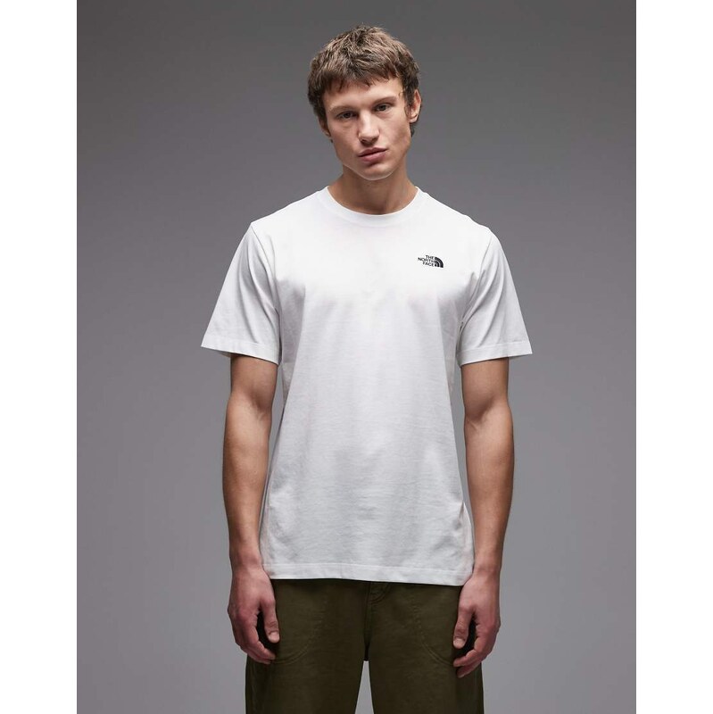 The North Face Simple Dome logo t-shirt in white