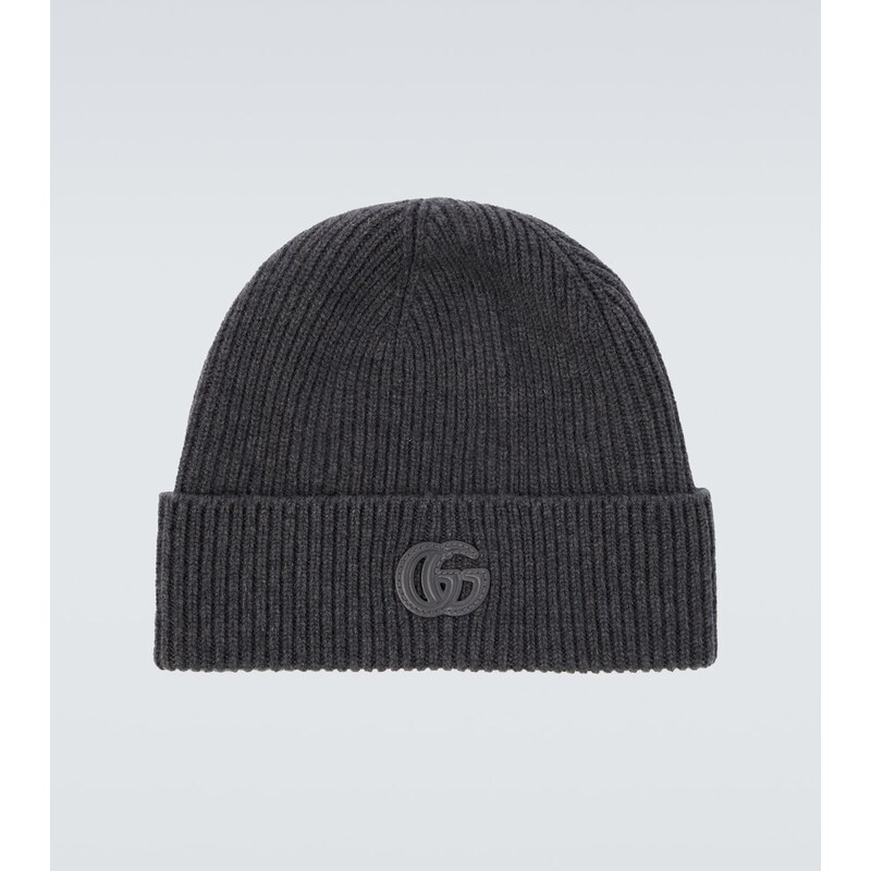 Gucci Double G ribbed-knit cashmere beanie