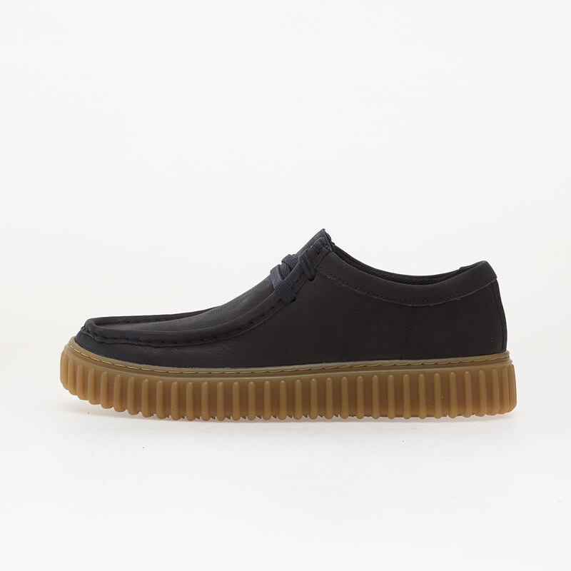 Clarks Torhill Lo Navy Leather